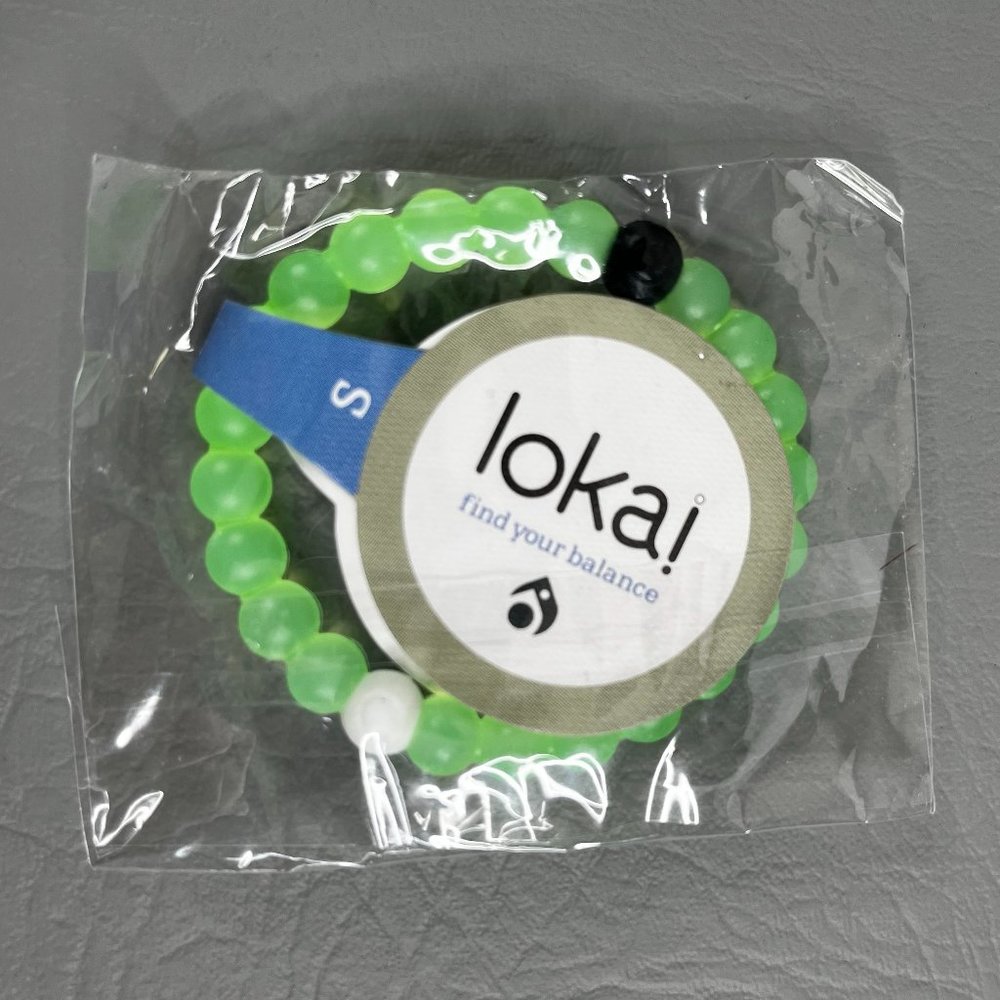 Lokai Bracelet Neon Green New Sealed NWT